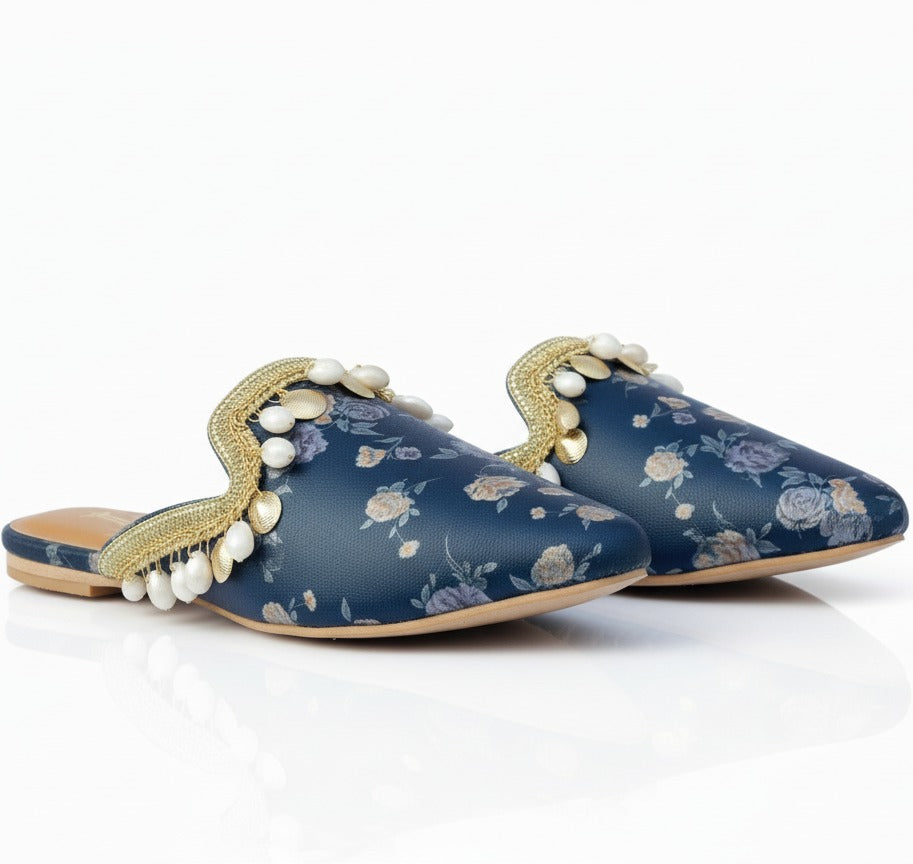 CAPRI BLACK MULE SANDAL