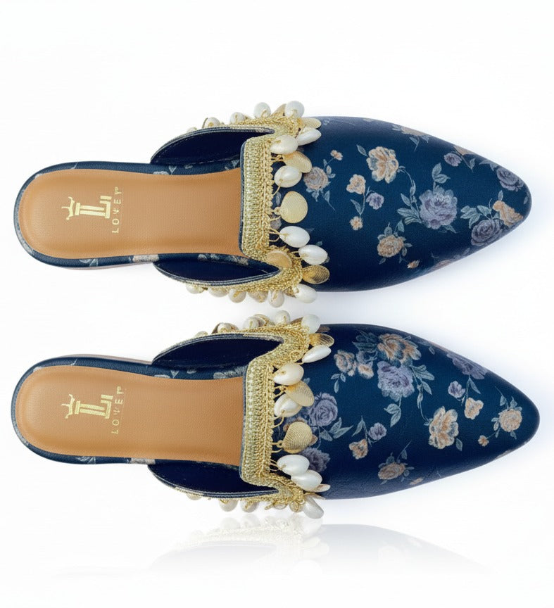 CAPRI BLACK MULE SANDAL