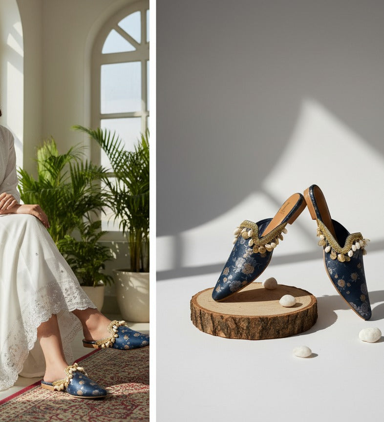 CAPRI BLACK MULE SANDAL