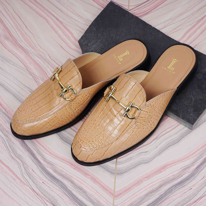 Slip on shop croco beige