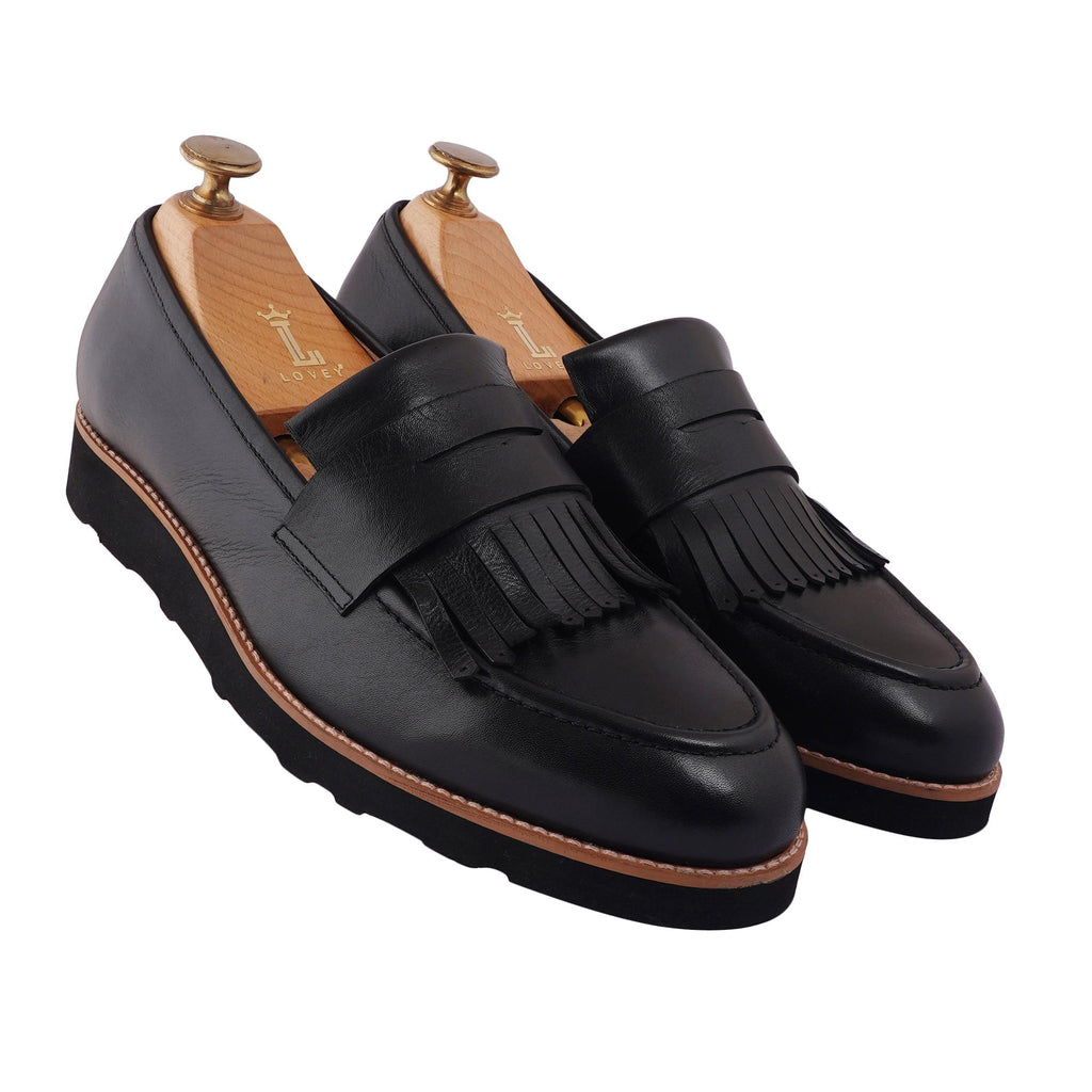 靴 epine ribbon fringe Loafer Black 24.5 靴 epine ribbon fringe Loafer Black 24.5 epine ribbon fringe