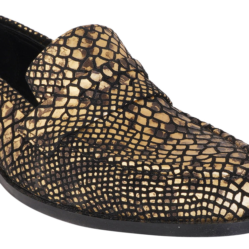 OSCAR GOLD SNAKE PRINT