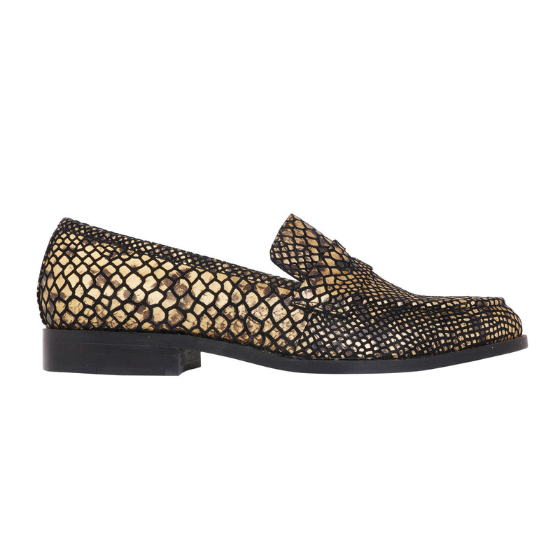 OSCAR GOLD SNAKE PRINT